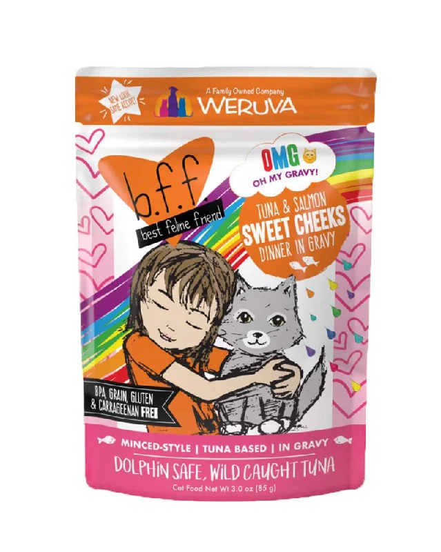 Weruva B.F.F. Tuna & Salmon Sweet Cheeks Pouch 3oz