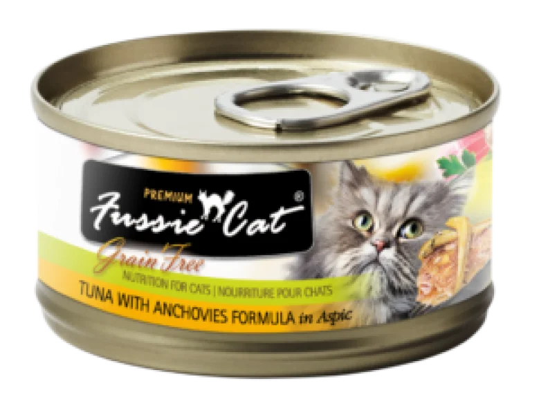 Fussie Cat Tuna w/ Anchovies 5.5 oz.