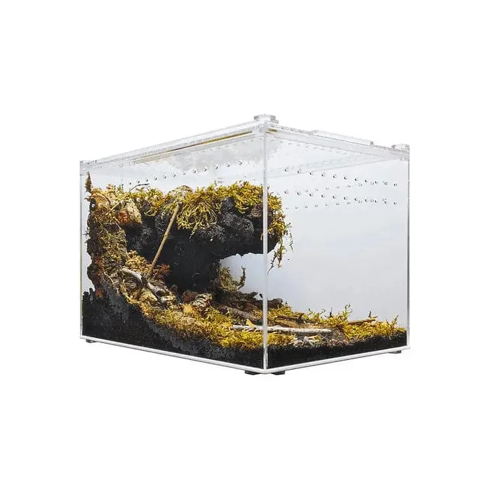 Acrylic Enclosure Large Clear Top Reptile Breeding Box Terrarium Cage for Insect Scorpion Amphibians