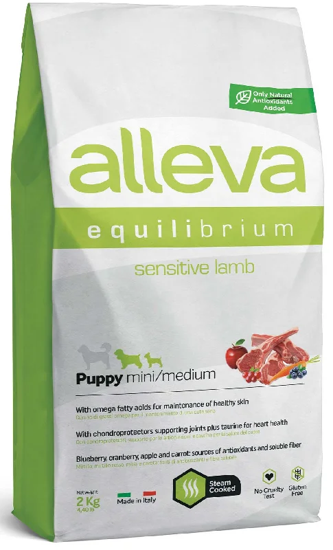 ALLEVA EQUILIBRIUM PUPPY Sensitive janjetina, male i srednje pasmine, 2kg