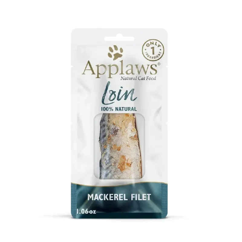 Applaws Natural Cat Treat Mackerel 1.06oz Loin 12/cs