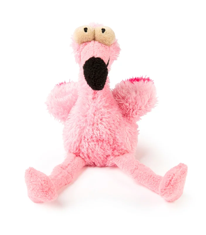 FuzzYard Little Flo The Flamingo Dog Toy Small