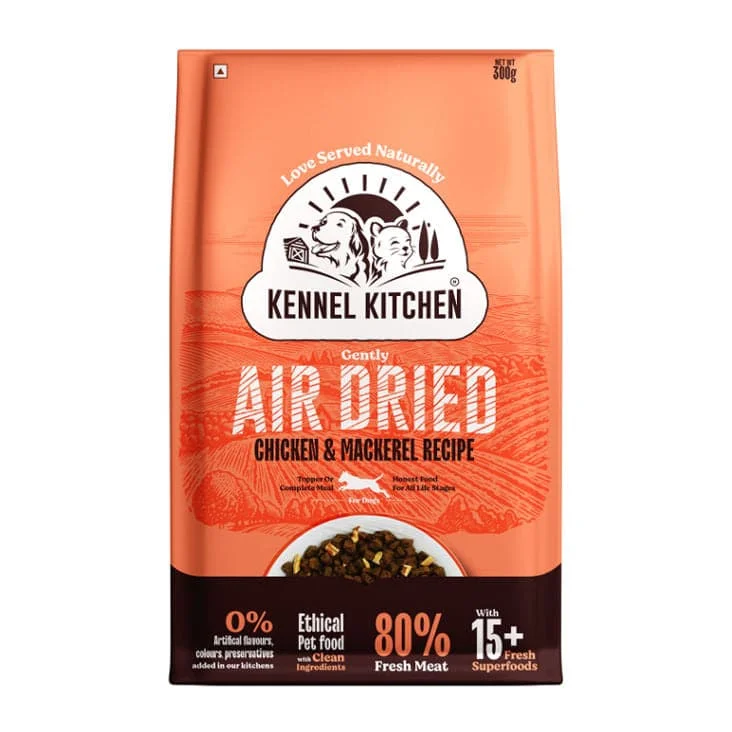 Kennel Kitchen Air Dried Chicken and Mackerel Dry Dog Food (300g)