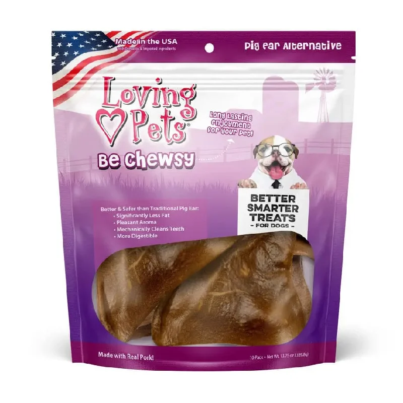 Loving Pets Be Chewsy Pig Ear Dog Treat