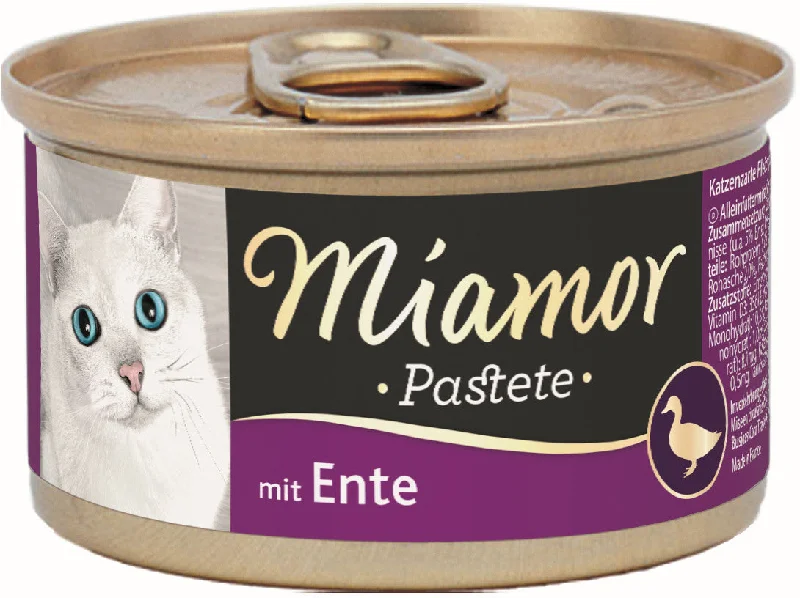 MIAMOR Pate pentru pisici, cu Raţă 85g