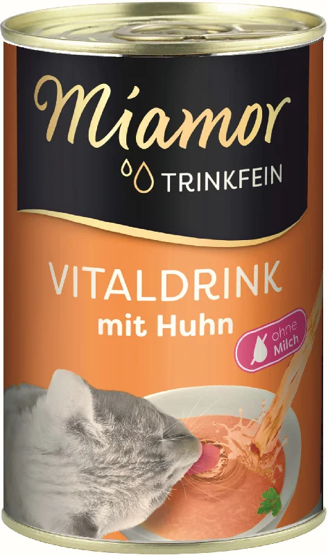 MIAMOR Vitality Drink Conservă pentru pisici, supă cu Pui 135ml