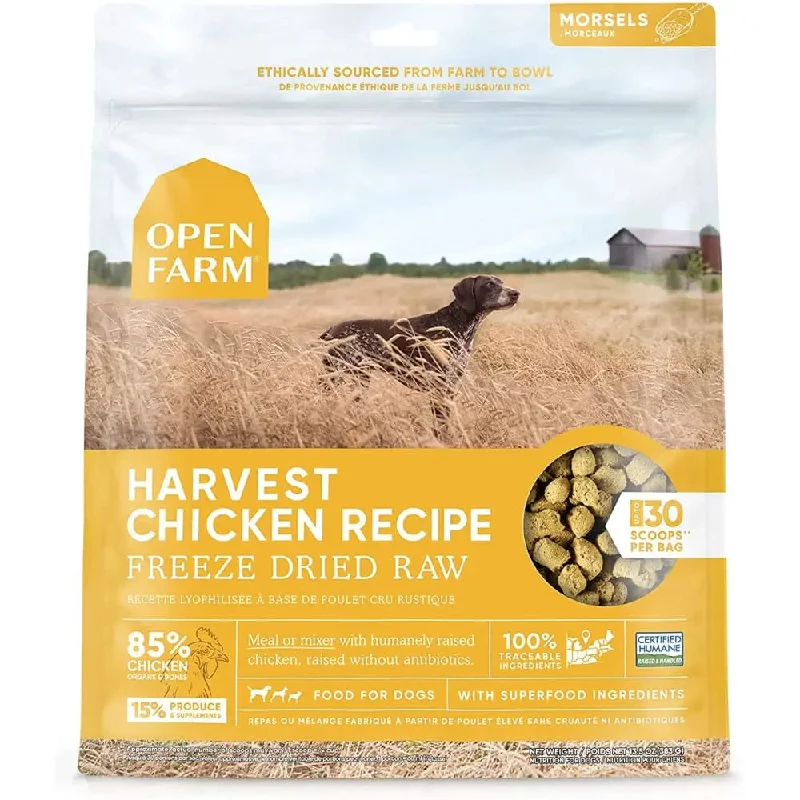 Open Farm® Harvest Chicken Freeze Dried Raw Dog Food