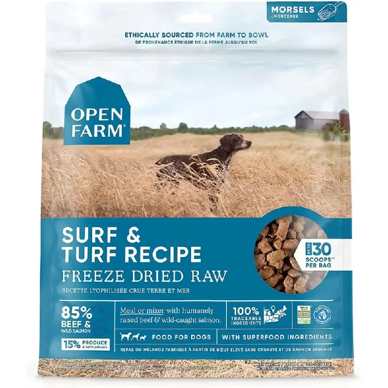 Open Farm® Surf & Turf Freeze Dried Raw Dog Food