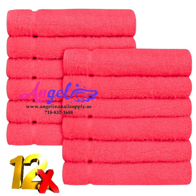 Pedicure Towel - Red (Box of 144)