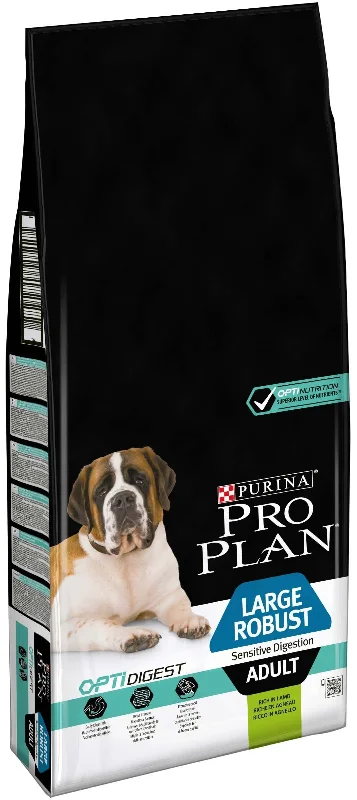 PRO PLAN Robust, Talie Mare, cu digestie sensibilă, cu Miel 14kg