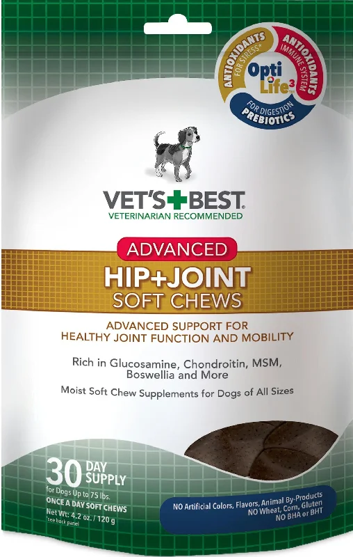 Vets Best Hip + Joint Advanced Soft Chew