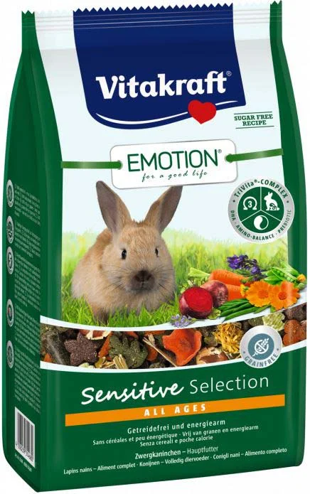 VITAKRAFT Hrană Emotion Sensitive pentru Iepuri 600g